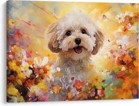 Kép - Boldog kutya (70x50 cm)