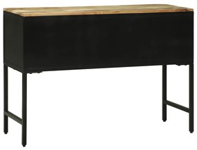Oldalszekrény 100x35x70 cm Tömör fa Durva mangó