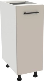 Konyhaszekrény alsó 30 Capri korpusz fehér front kasmír matt