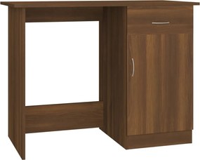 vidaXL barna tölgy színű szerelt fa íróasztal 100 x 50 x 76 cm