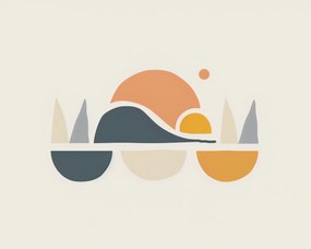 Poszter 50x40cm Felemelkedés dombjai