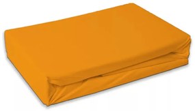 Narancssárga Orange frottír gumis lepedő 60x120 cm