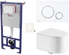 Fali WC szett SAT előtétfalas szereléshez SIKOSSTOR7276K