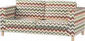 Karlanda kinyitható kanapé huzat, rövid, Ikea zöld