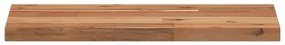 olajbevonatú tömör akácfa függőpolc 60 x 20 x 2 cm