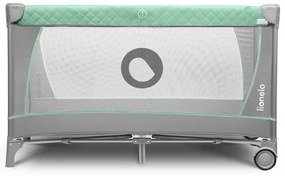 Lionelo - Utazóágy FLOWER türkiz