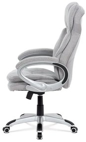 Irodai Főnöki Szék, Hinta Mechanikával, Ezüst Szövet. KA-G198 SIL2