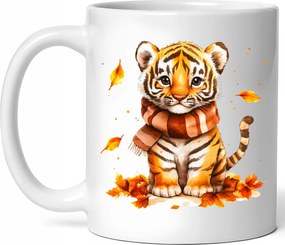 Bögre Édes Tigris Őszi Hangulat Kerámia Doboz 330ml