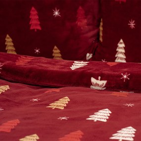4Home Crimson Woods mikroflanel ágynemű, 140 x 200 cm, 70 x 90 cm