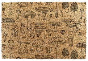Kókuszrost lábtörlő 60x90 cm Mushrooms – Artsy Doormats