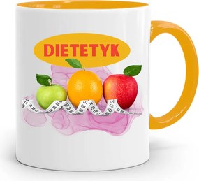 Dietetikusoknak Sárga Ajándék Bögre fényképes nyomtatással