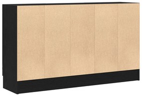 Tálaló Fekete Tölgy 120x30,5x70 cm Mérnöki Fa