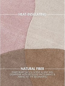 Kézi szövésű gyapjú kerek szőnyeg ø 160 cm Hackney Clarissa – Ted Baker