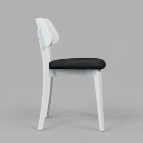 EZRA étkezőszék fehér/fekete