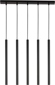 SIGMA LIGHTING 33615 SOPEL Többágú Függesztett Lámpa Fekete G9 IP20
