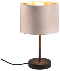 Fekete-bézs asztali lámpa (magasság 33 cm) Julieta – Trio