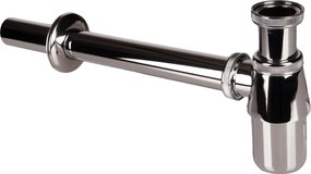 Palackos Mosdószifon Fém Kerek Króm Dekoratív Jano