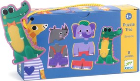 Trió puzzle - Dzsungel hangjai, 24 db-os - Jungle melody