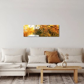 Kép - Őszi fa (órával) (90x30 cm)