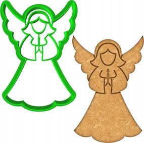 Húsvéti Forma Mézeskalács lyukasztó Húsvétra Angyalka 8cm