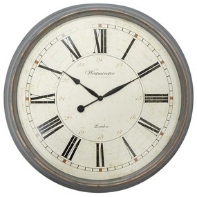 Nagyméretű antikolt falióra 76 cm Westminster