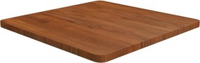 vidaXL világosbarna kezelt tömör tölgyfa négyzet asztallap 60x60x2,5cm