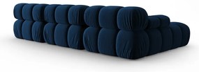 Kék bársony kanapé 285 cm Bellis – Micadoni Home