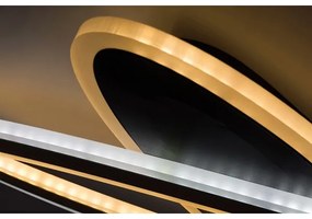 Rabalux 71313-LED Dimmelhető mennyezeti lámpatest TANELI 70W/230V 3000/4000/6000K fekete+távirányító