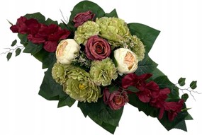 Csokor Nád Kompozíció Sír Temető Művirágok