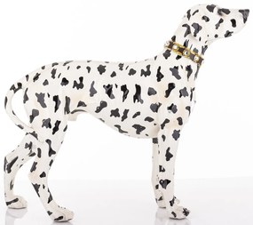 Figura Dalmata Műanyag Fekete, Fehér 29x35x11cm