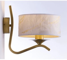 Jupiter 2111 - KASZMIR fali lámpa 1xE27/15W/230V fehér/arany/márványmintás