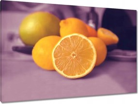 Vászonkép 120x80 Citrom lila