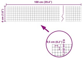 Tükör Mozaik Csempe Geometrikus 3 pcs Ezüst 100 x 4 cm Üveg