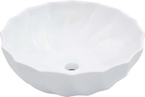vidaXL fehér kerámia mosdókagyló 46 x 17 cm