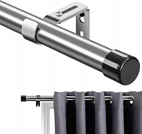 Függönykarnis szimpla fém, állítható 76-116 cm