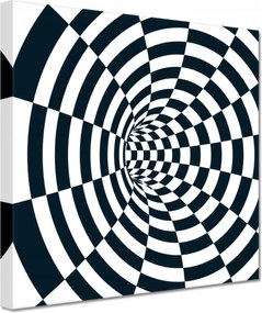 Vászonkép 60x60 Absztrakt fekete-fehér