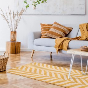 Sárga futószőnyeg 240x66 cm Muse - Asiatic Carpets