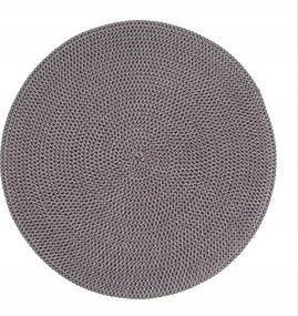 Dekorációs Alátét 38cm Szürke Kerek