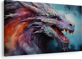 Kép - Egy sárkány illusztrációja (90x60 cm)