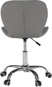 Irodai fotel, szürke/króm, ARGUS NEW