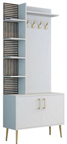 Viyana White and Gold cipőállvány és polcok