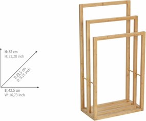 Wenko Fából készült törülközőtartó BAMBUSA
