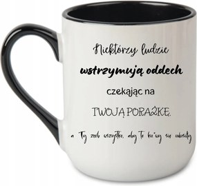 Bögre Vannak, akik visszatartják a lélegzetüket, miközben arra várnak, hogy... Fekete 330 coffee