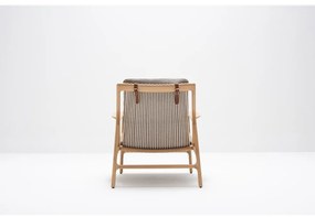 Szürke-natúr színű fotel Dedo – Gazzda