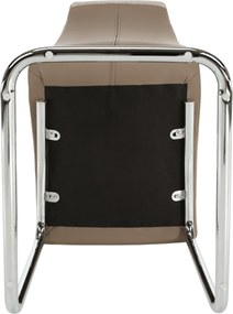 Étkezőszék, bézs/króm, SALOMA NEW