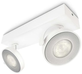 Philips 53172/31/16- LED Dimmelhető lámpa MYLIVING CLOCKWORK 2xLED/4,5W/230V 53172/31/16