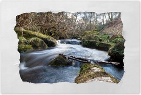 Poszterek 120x80 Okos hegyi folyó