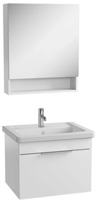 Fürdőszoba szekrény mosdóval Vitra Mia 65x50x43 cm fehér fényű 10149