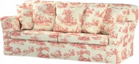 Dekoria Tomelilla 3 személyes összecsukható kanapé huzat Ikea piros