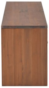 négyfiókos tömör fenyőfa TV-szekrény 120 x 30 x 40 cm